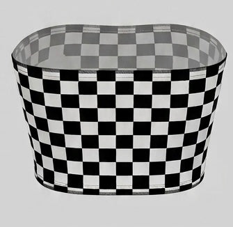Checkered Tube Top